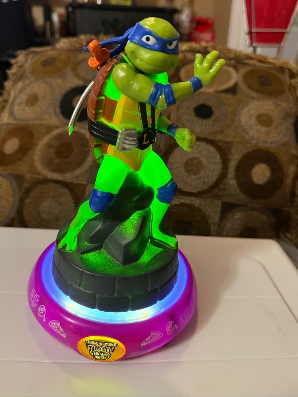 Leonardo Night Light- Green & Blue